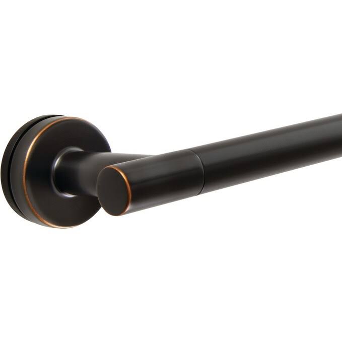 Bronze Sliding Semi Frameless Shower Door J97626