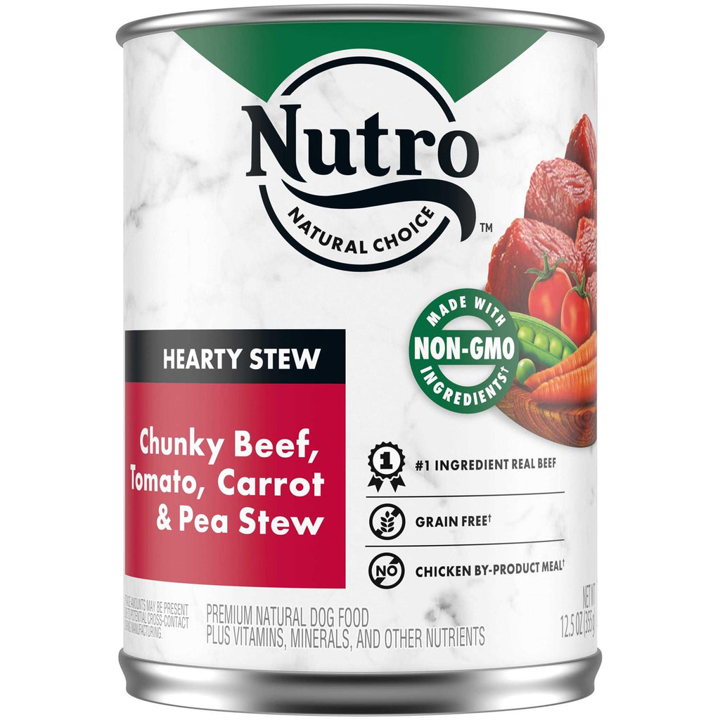 Adult Natural Wet Dog Food Chunky Beef in Gravy B765