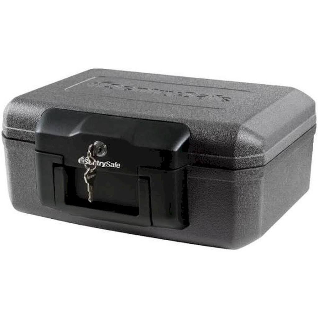 Fireproof Safe with Key Lock, Black K183