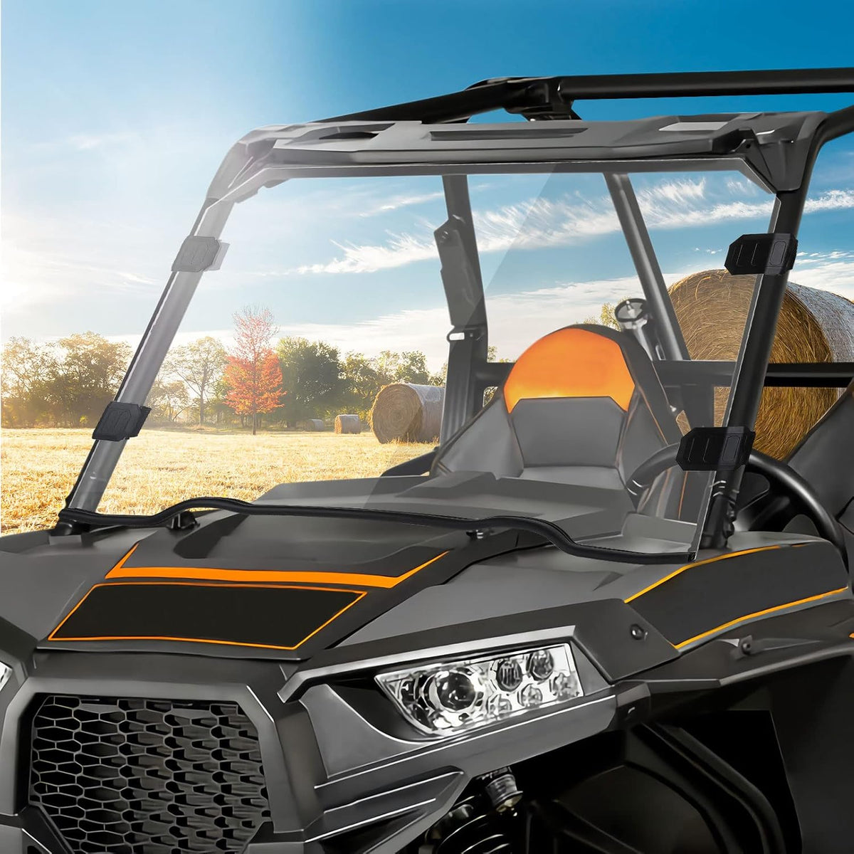 Scratch Resistant Polycarbonate Front Full Windshield M903