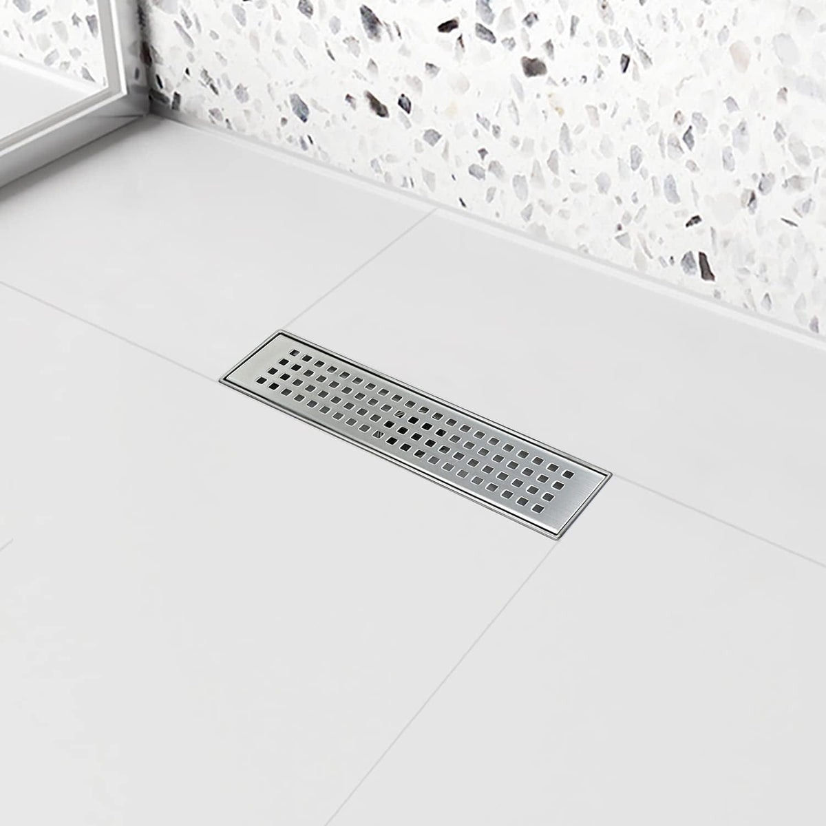 28 inch Brushed 304 Stainless Steel Linear Shower Drain Pack of 2 N39533