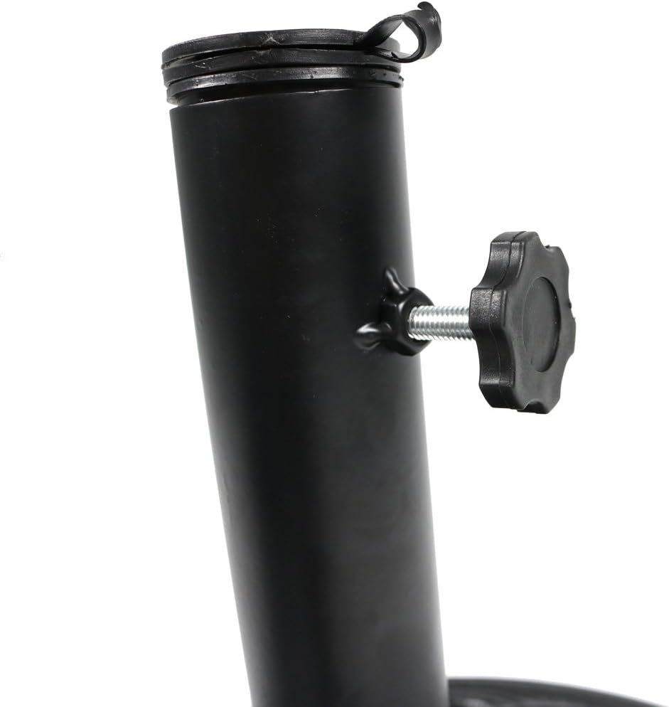 Black 18-Inch Cast Iron Umbrella Base Stand A49429