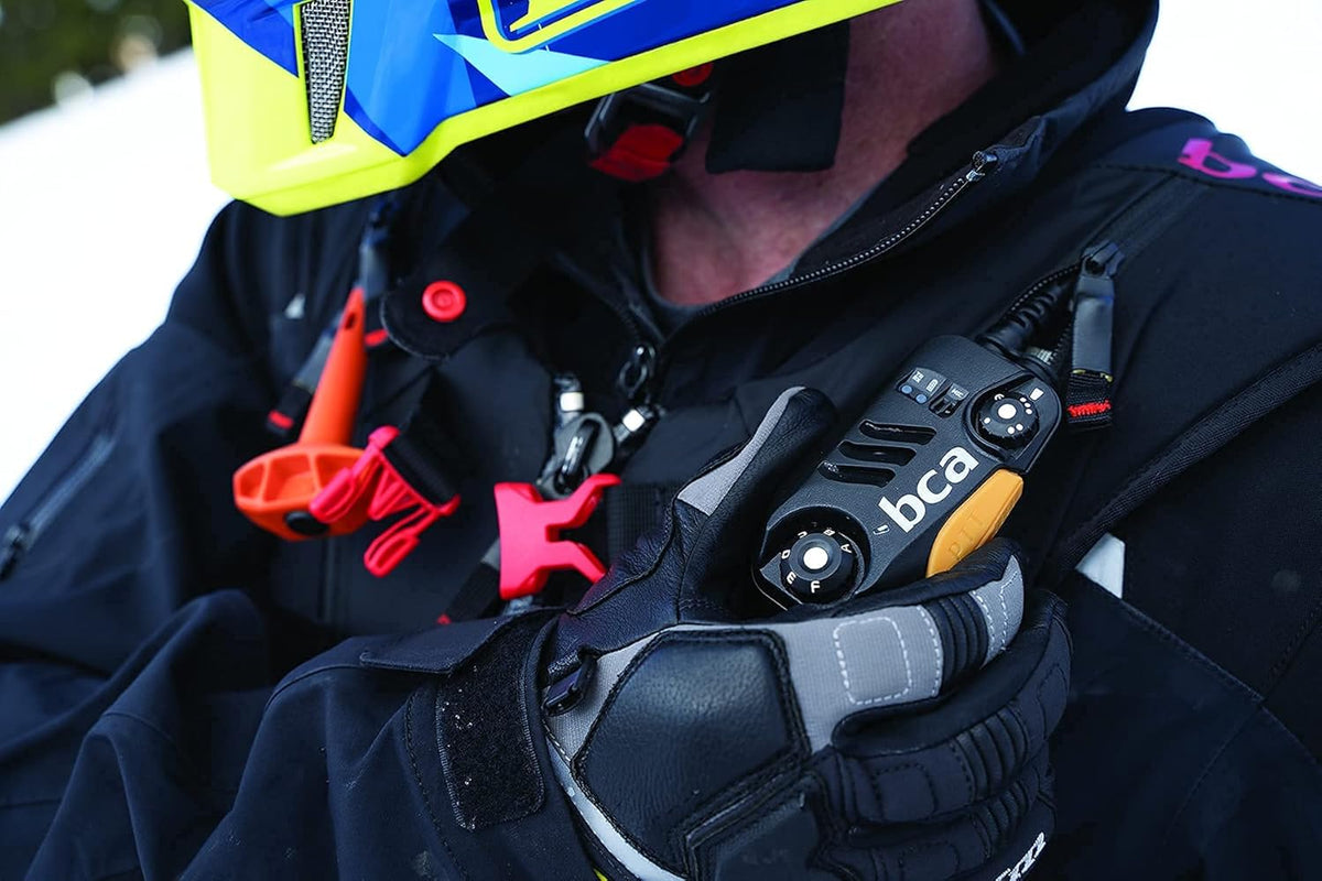 Black/Gold Two-Way FRS Radio & Avalanche Transceiver Beacon E92665