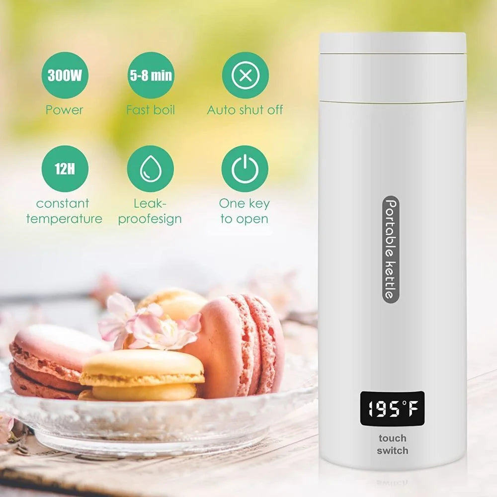 Electric Kettle 380ml Portable Thermal Cup K780