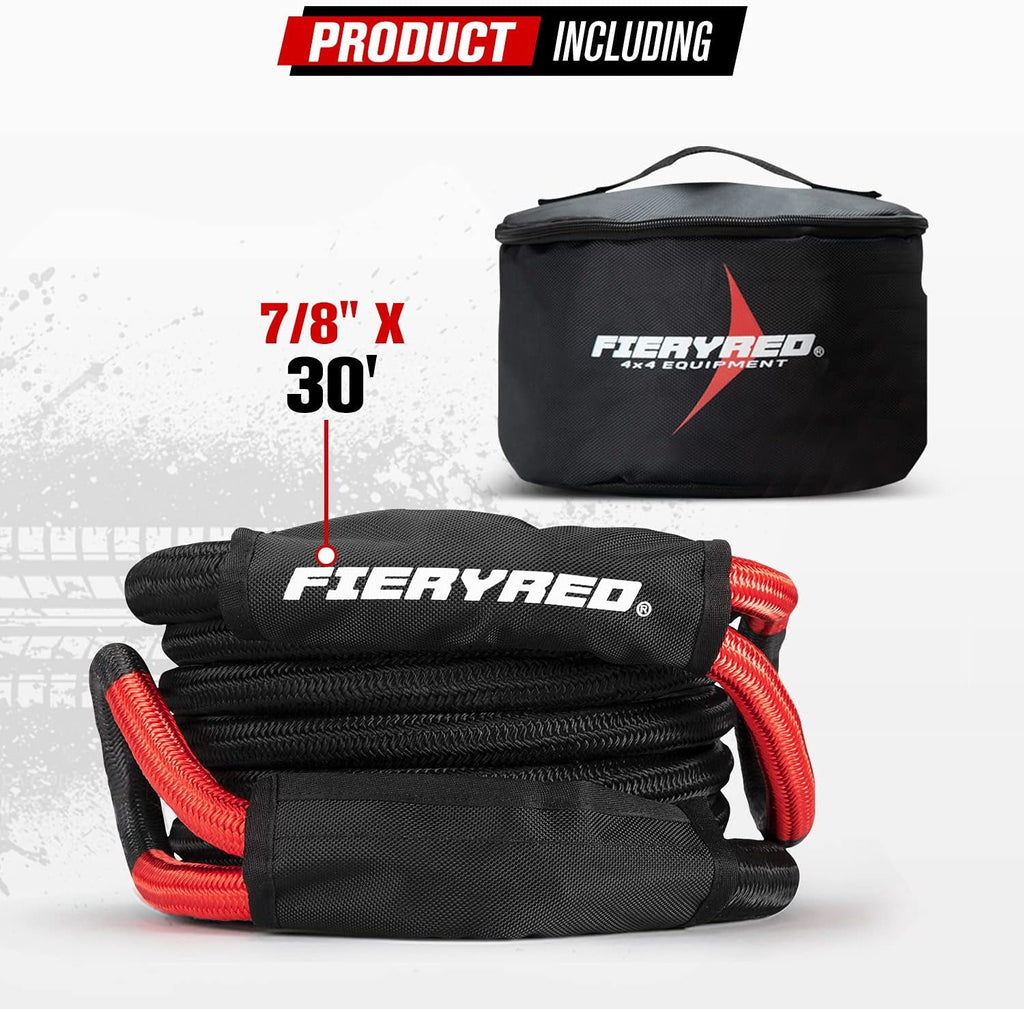 20 ft x 7/8 Kinetic Recovery Rope with Carry Bag F326