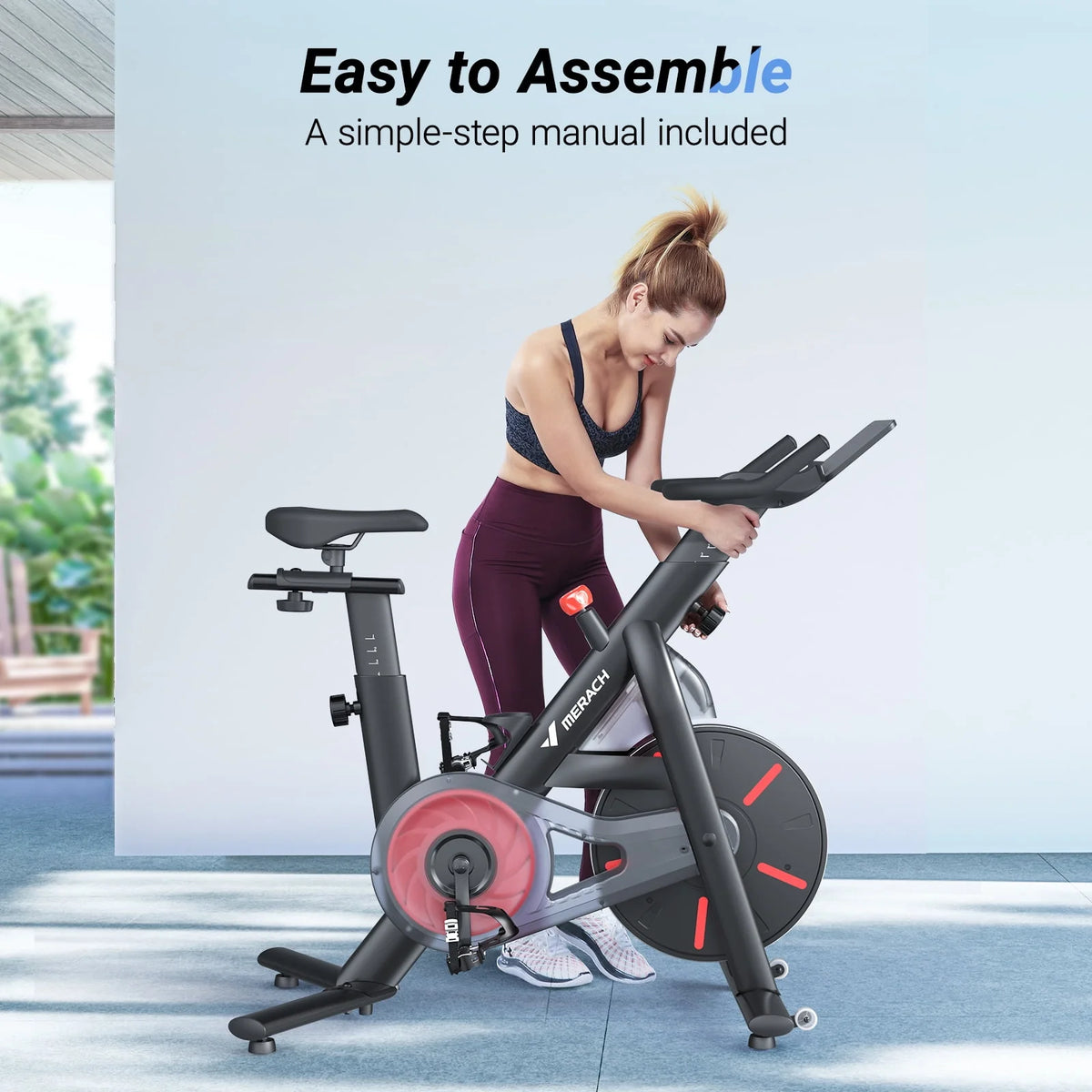 Stationary Exercise Bike Magnetic Bluetooth Z5245