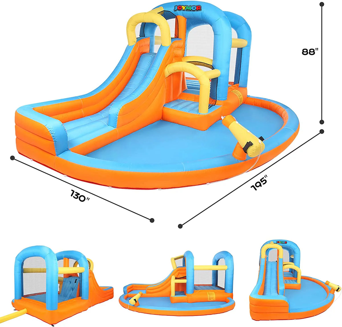 5-in-1 Inflatable Water Slide Park V693468