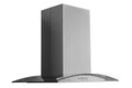 30x22 600 CFM Convertible Island Range Hood in Stainless Steel H701478