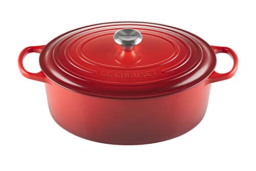 8 qt Enameled Cast Iron Oval Dutch Oven I885337