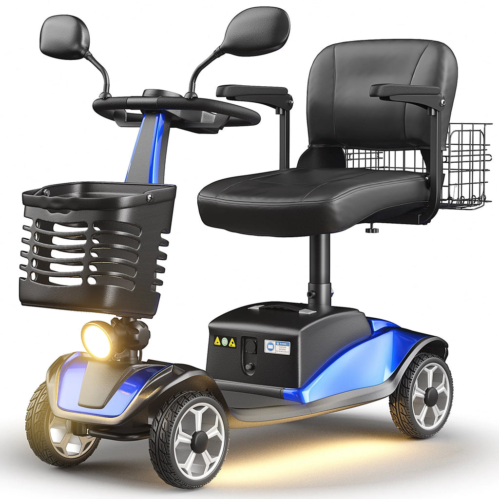 Red Foldable 4 Wheel Mobility Scooter N97892