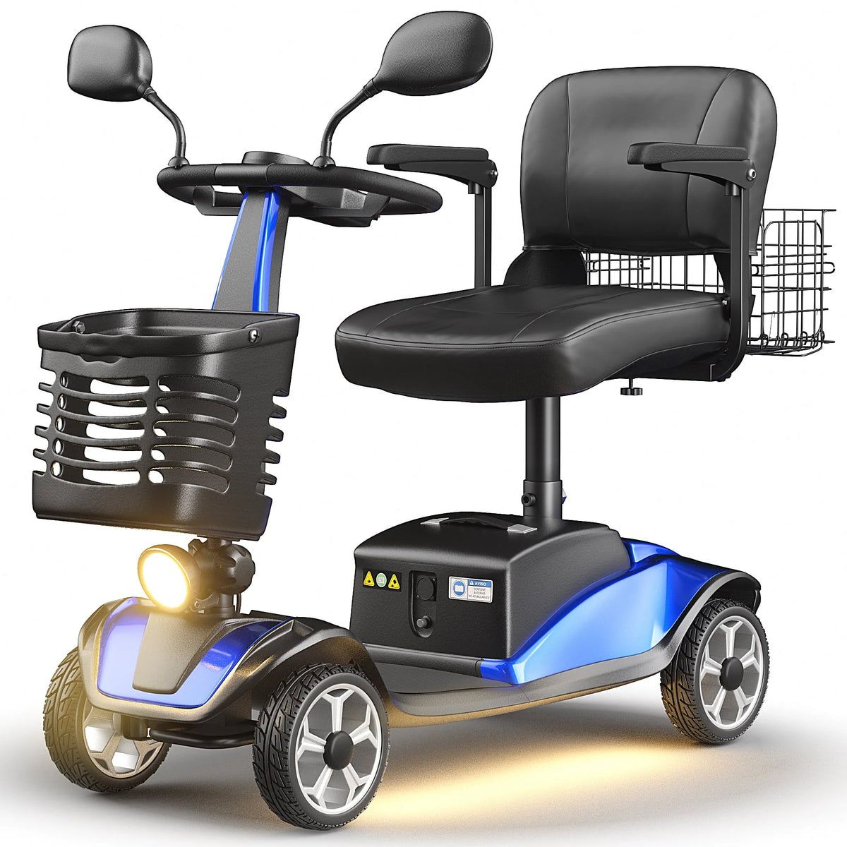Red Foldable 4 Wheel Mobility Scooter N97892