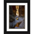 Black Ornate Wood Framed Art Print Z870