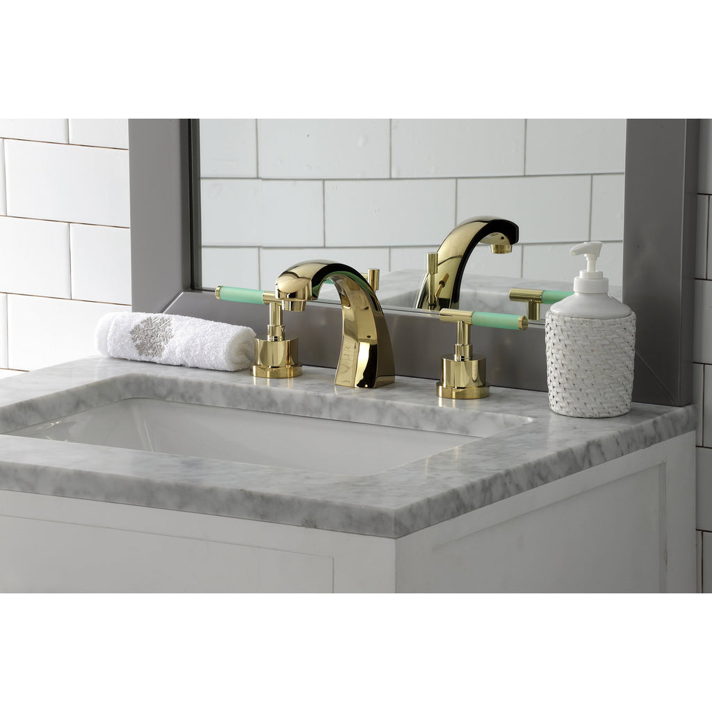 Brushed Nickel Widespread Bathroom Faucet T930