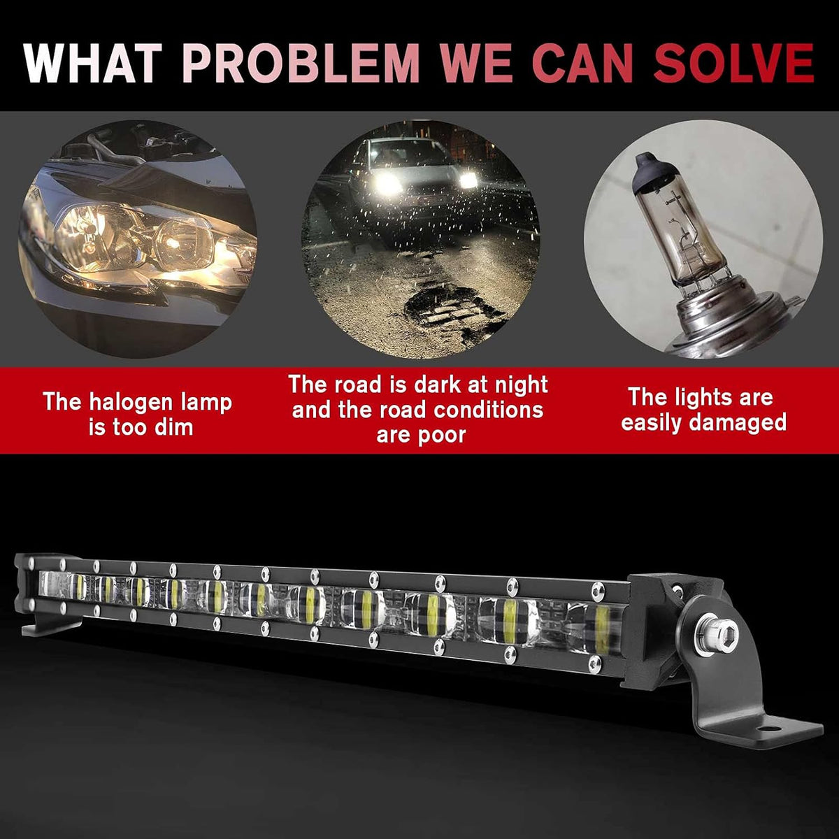 32 inch 150W Single Row LED Light Bar J774505