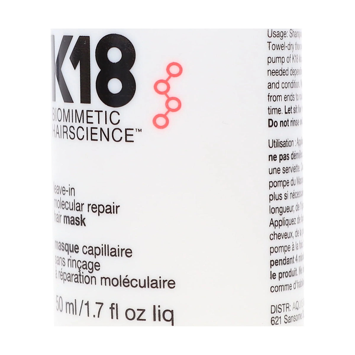 Leave-In Molecular Repair Hair Mask 1.7 oz S794