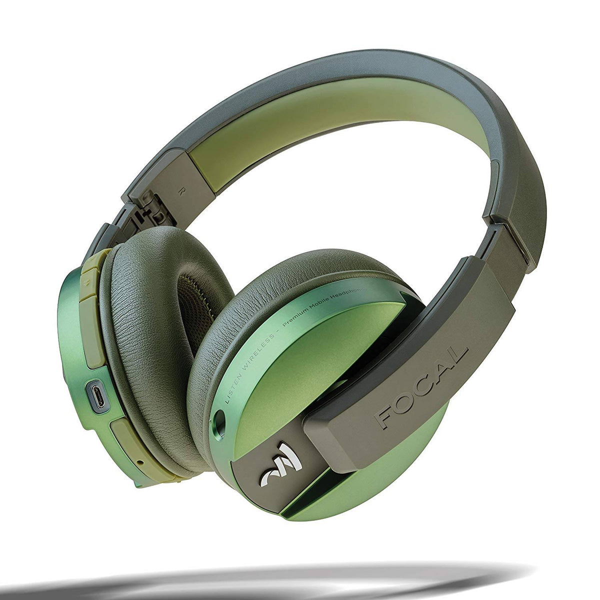 Chic Green Closed-Back Headphones Z44198
