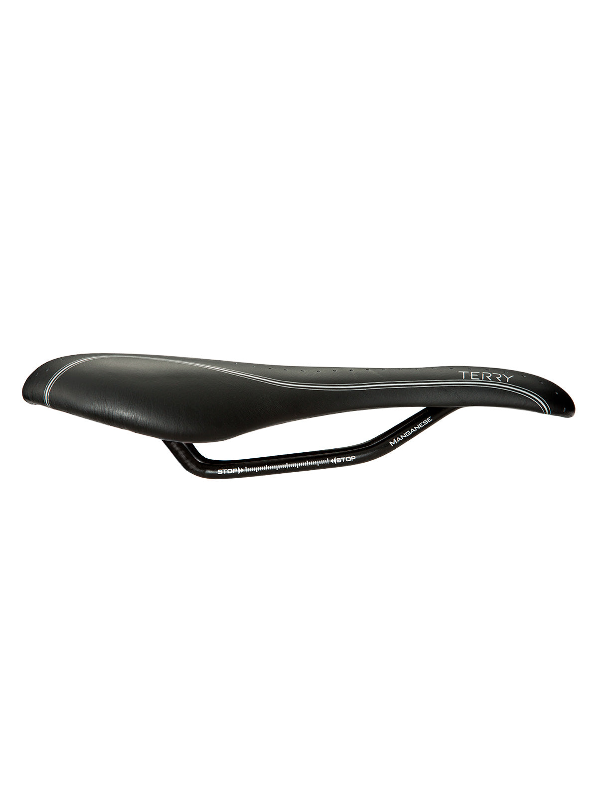 Black Leather Bike Saddle M483819