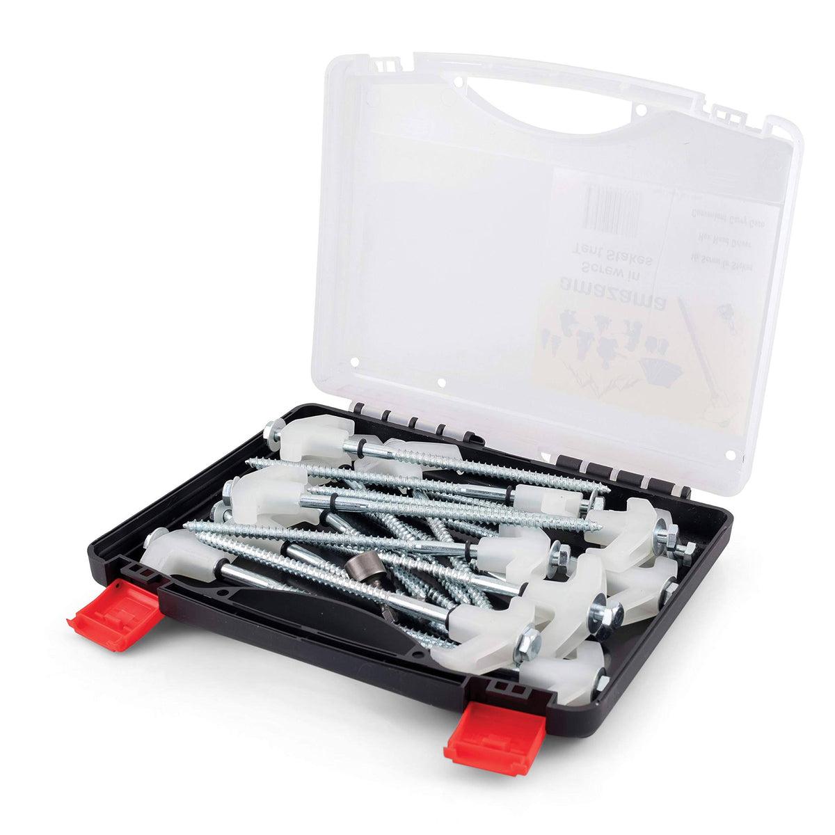 16 Heavy-Duty Galvanized Ground Screw Anchor Tent Stakes E696695