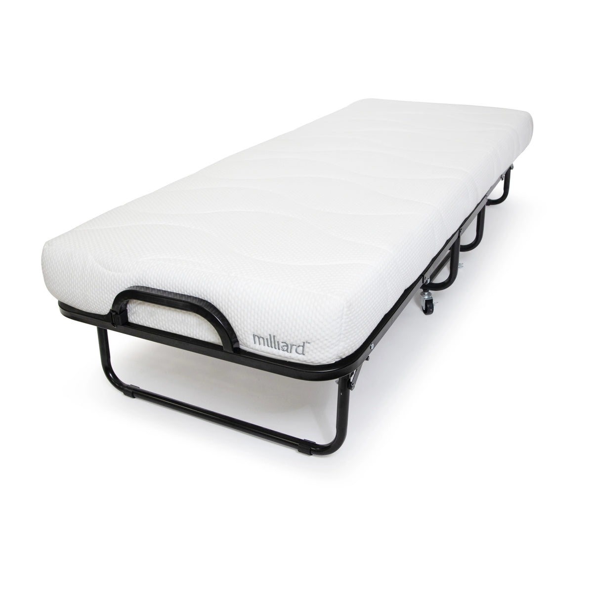 Cot Size Folding Bed with Memory Foam Mattress J355398