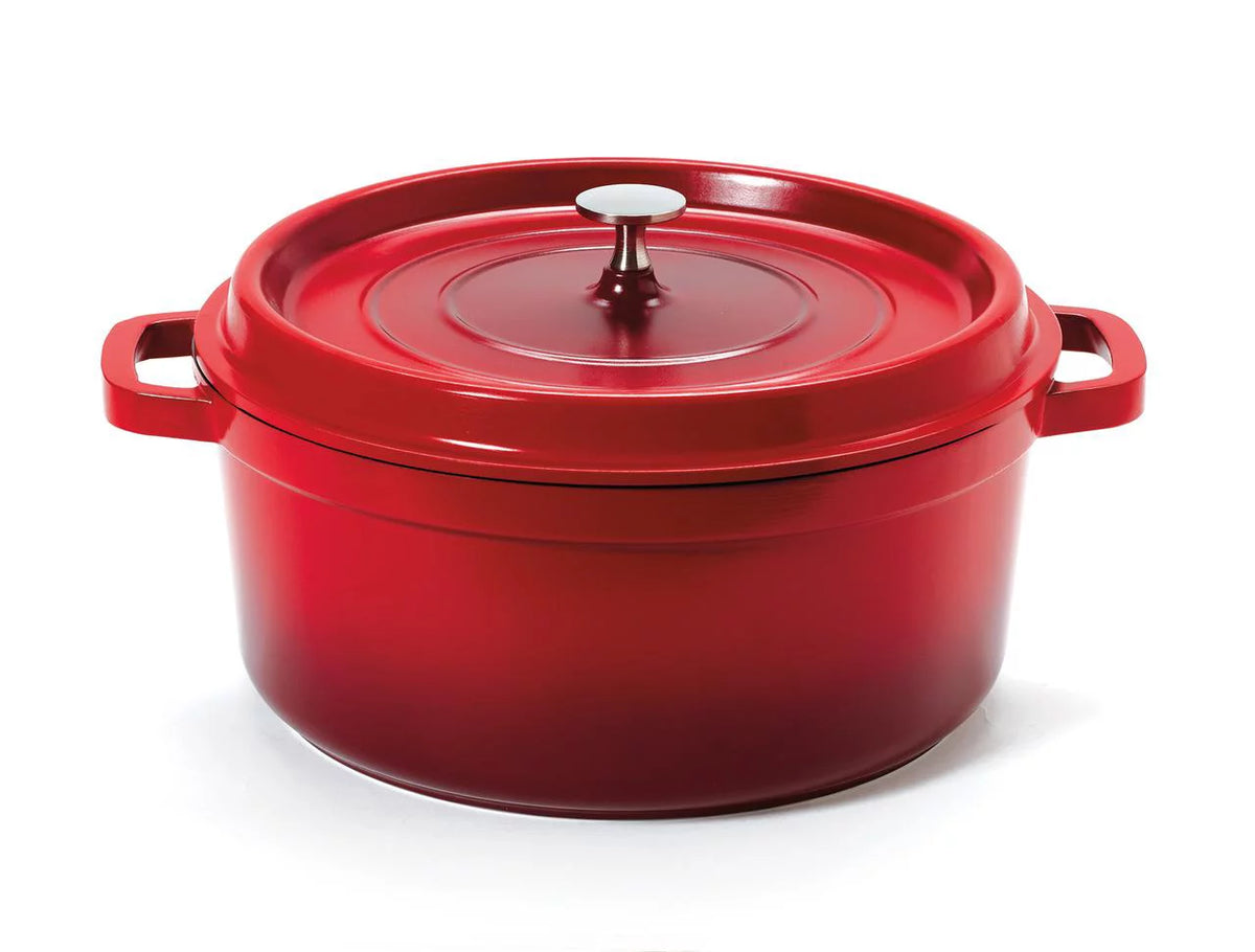 Cast Aluminum Dutch Oven 6.5 Quart Red B9628