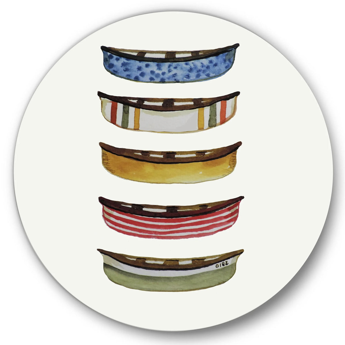 23 X 23 Metal Circle Wall Art V874