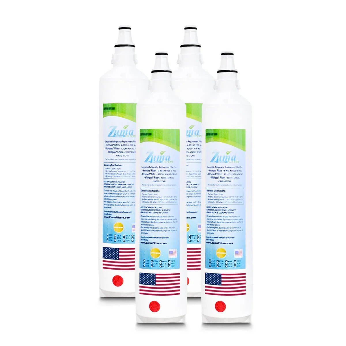 4 Pack Water Filters O7098