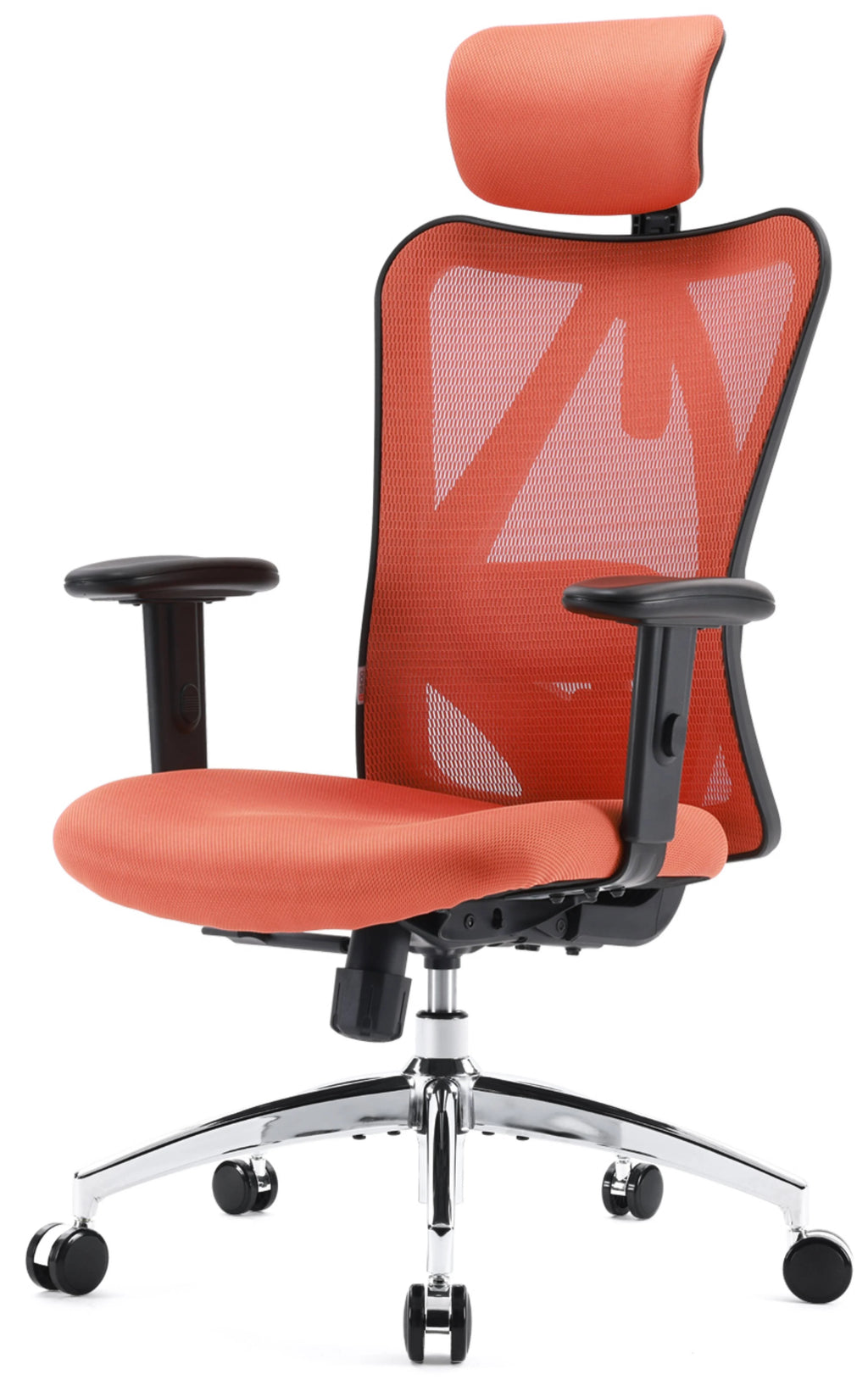 Black Ergonomic Mesh Office Chair with Adjustable Lumbar Support J511597