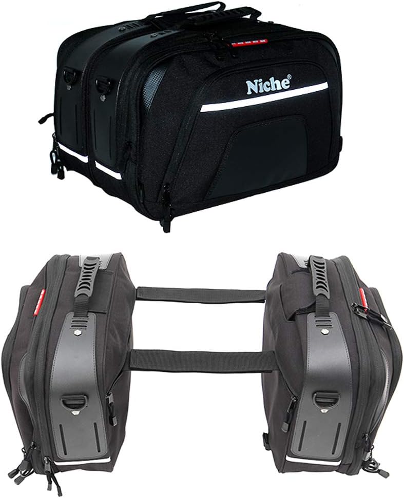 Motorcycle Saddlebags with Universal Mounting System H1685