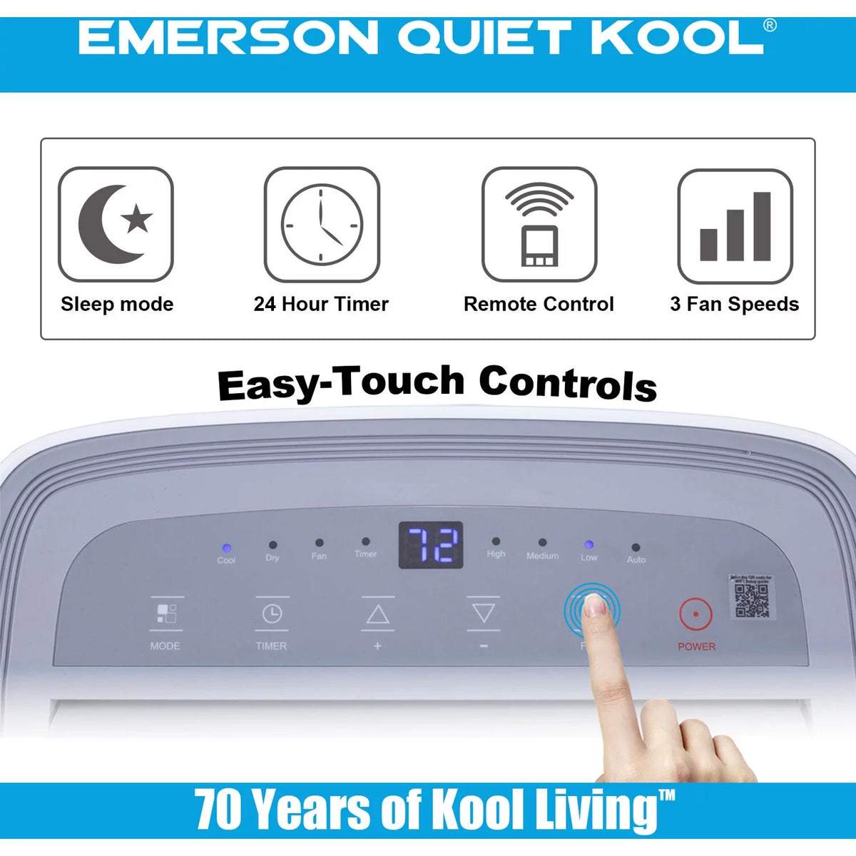 Portable Air Conditioner with Heat R8058