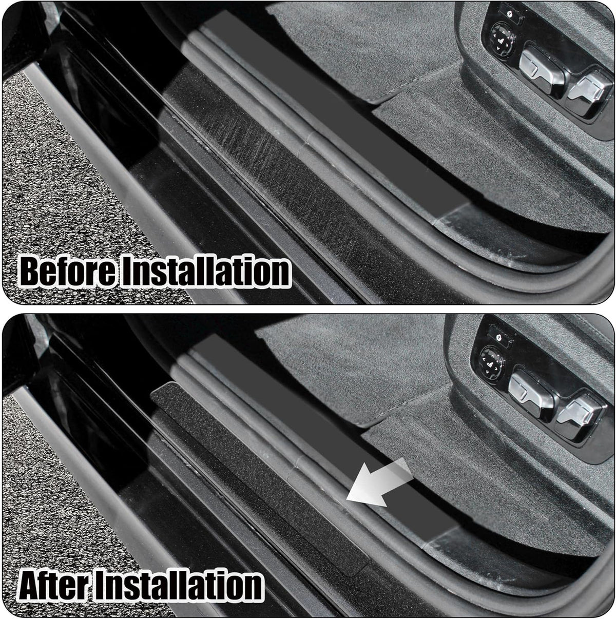 Black Door Edge Guard Wrap Film 10cm x 5 Meter Pack of 2 N345014