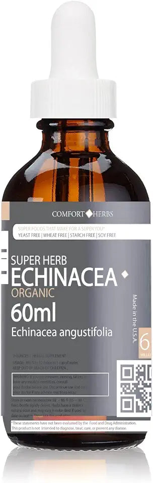 Organic Echinacea Herbal Extract Alcohol Free U6035
