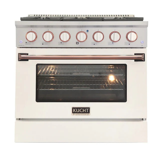 White 36 Natural Gas Dual Fuel Range R255