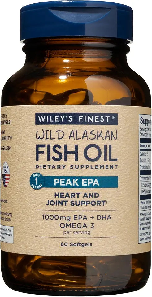 Wild Alaskan Fish Oil 1000mg Omega-3s 60 Softgels S177230