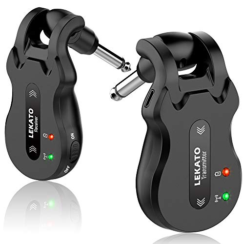 Black 5.8 Wireless Guitar Transmitter Receiver 4 Channels X314240