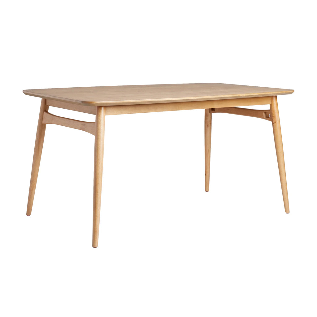 English Ash Mid-Century Tapered Leg Dining Table B977