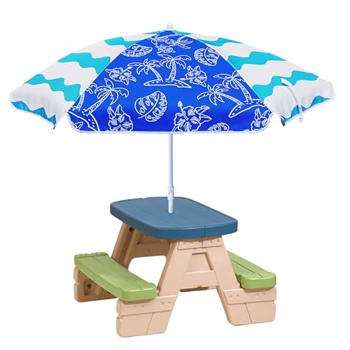 5ft Beach Umbrella for Sand and Water Table M6641