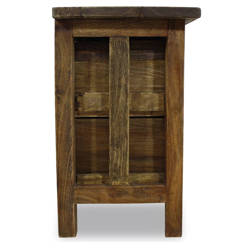 Solid Reclaimed Wood Nightstand L6395
