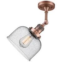Large Bell 1 Light Sconce LED Antique Copper B16424