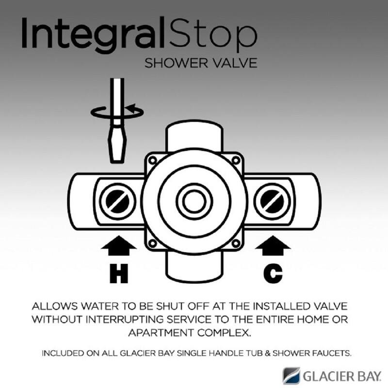 Single Handle Tub and Shower Faucet 1.8 GPM Polished Brass U9103
