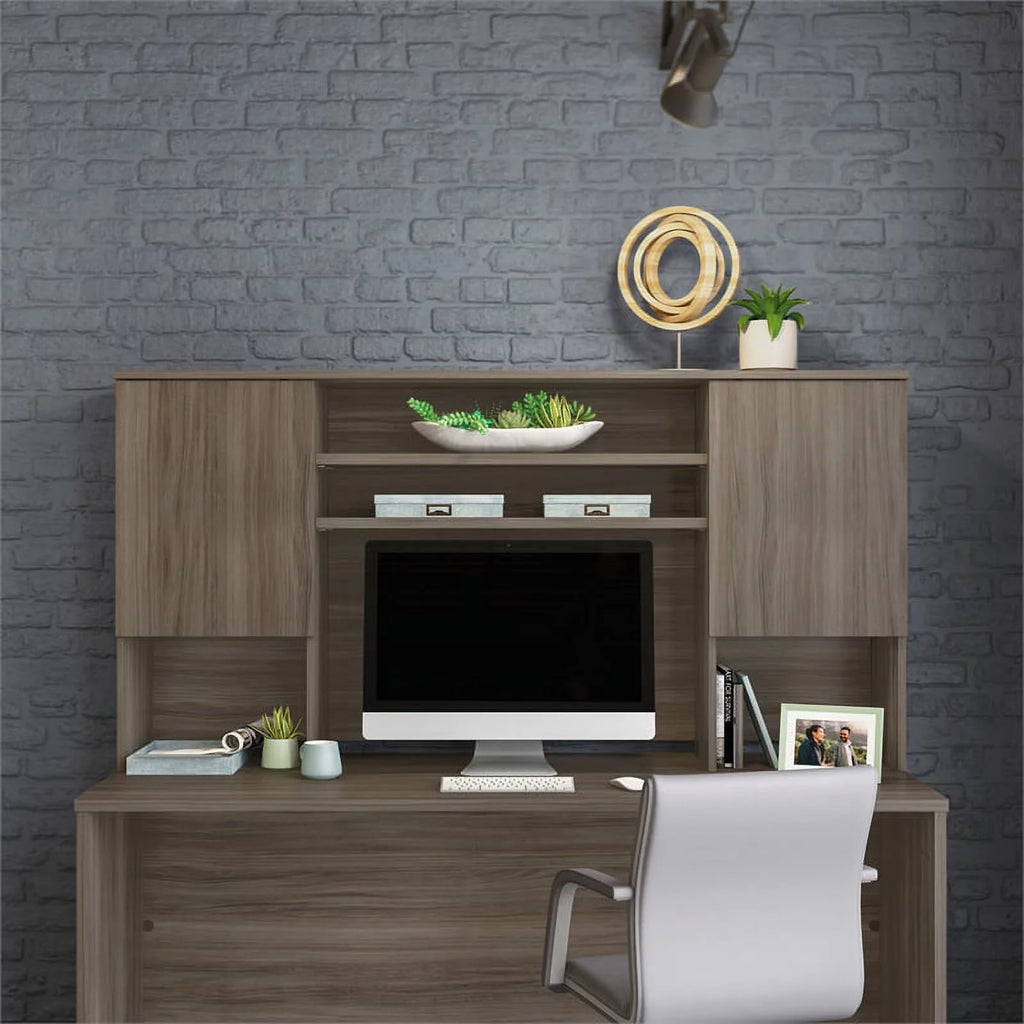 Engineered Wood Desk with Hutch U632571