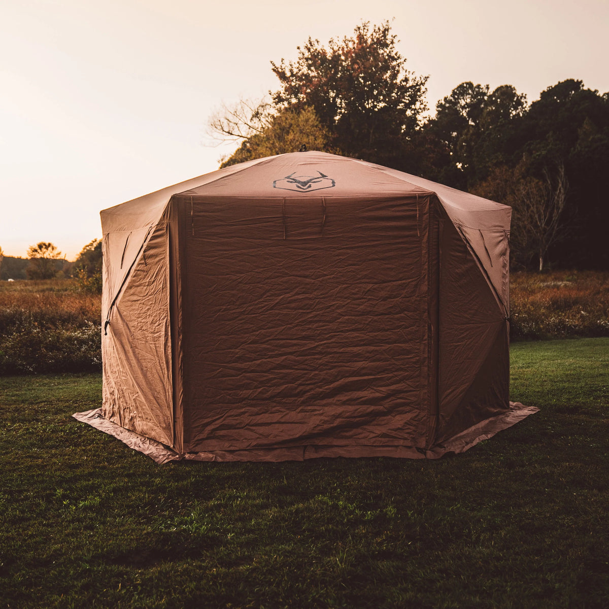 12x12ft 6 Side 8 Person Pop Up Gazebo Tent R981