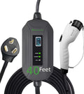 Portable Level 2 Electric Vehicle Charger, 16Amp, 50 Feet R4346