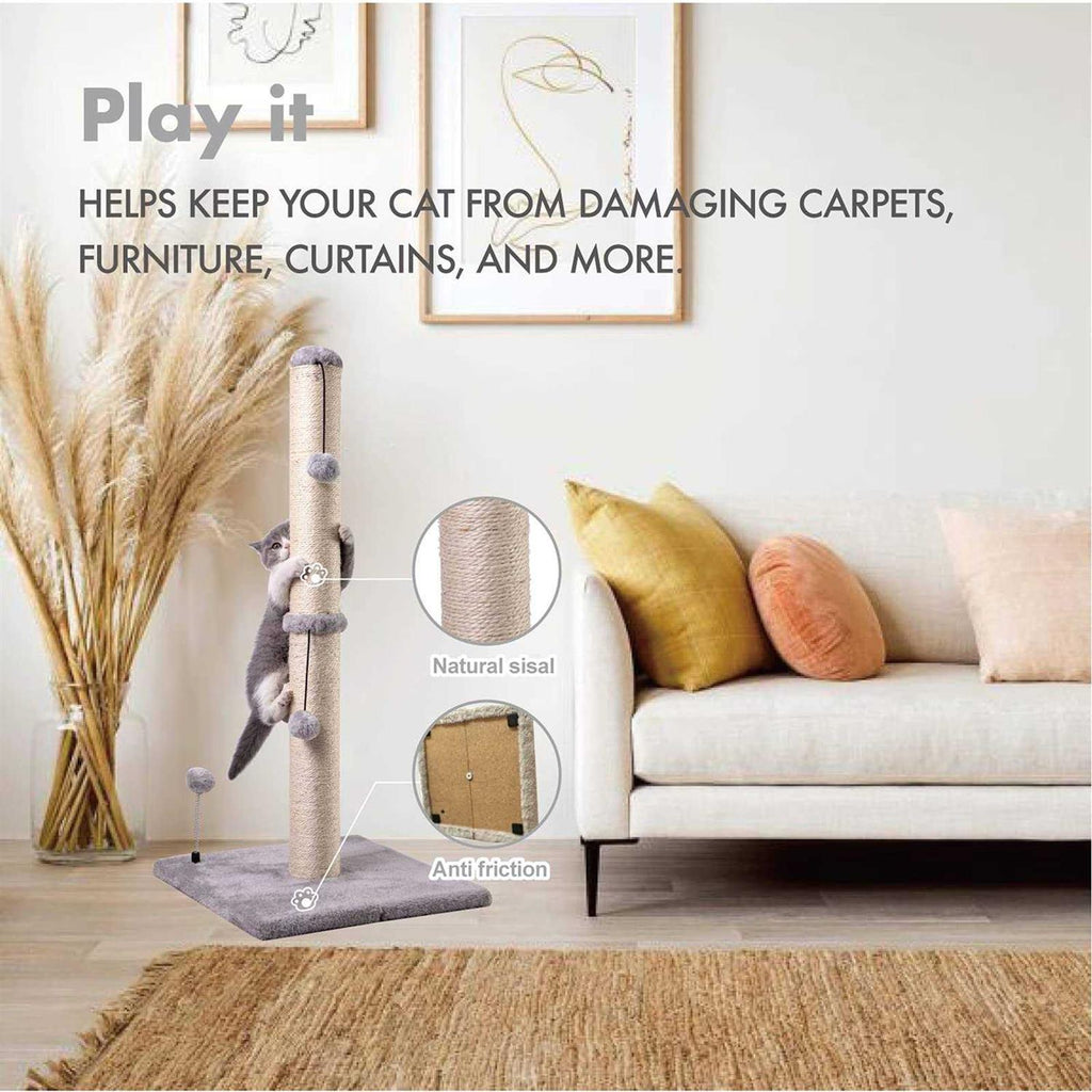 Cat Scratching Post Sisal Hanging Ball P41977