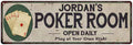 6x18 Metal Sign Game Decor W530225