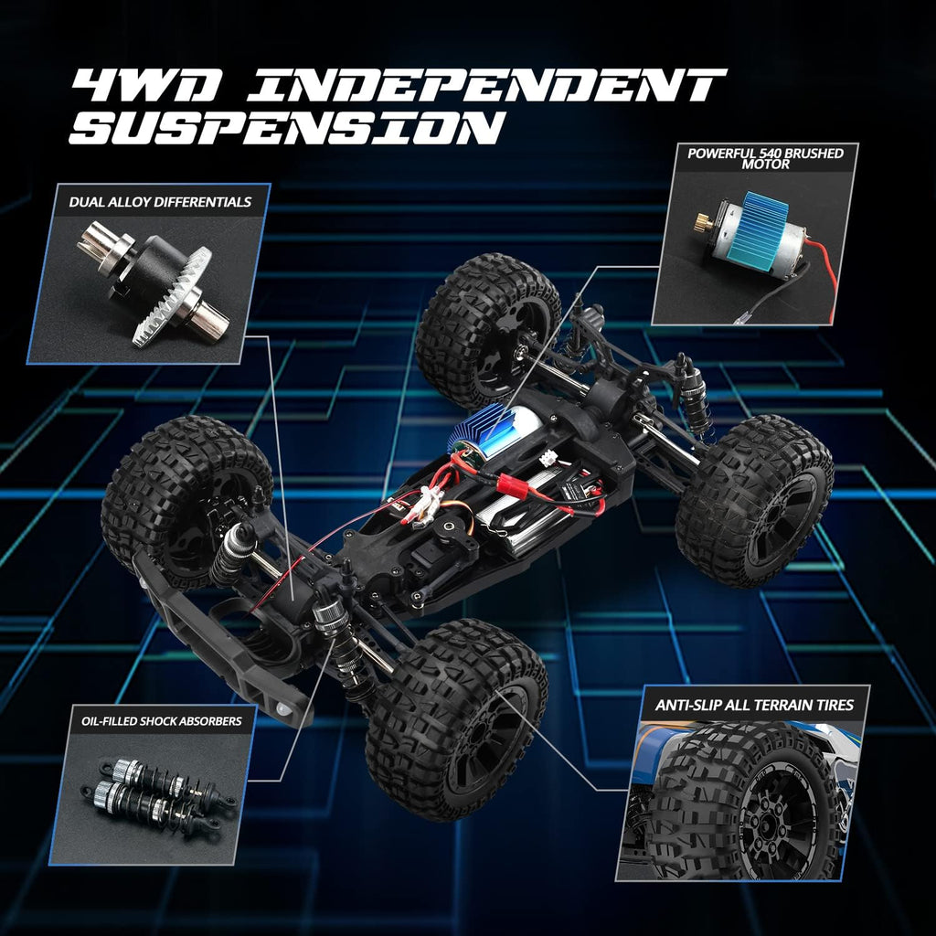 Remote Control Car 1:10 Scale 4WD Off Road Monster Truck Z14168