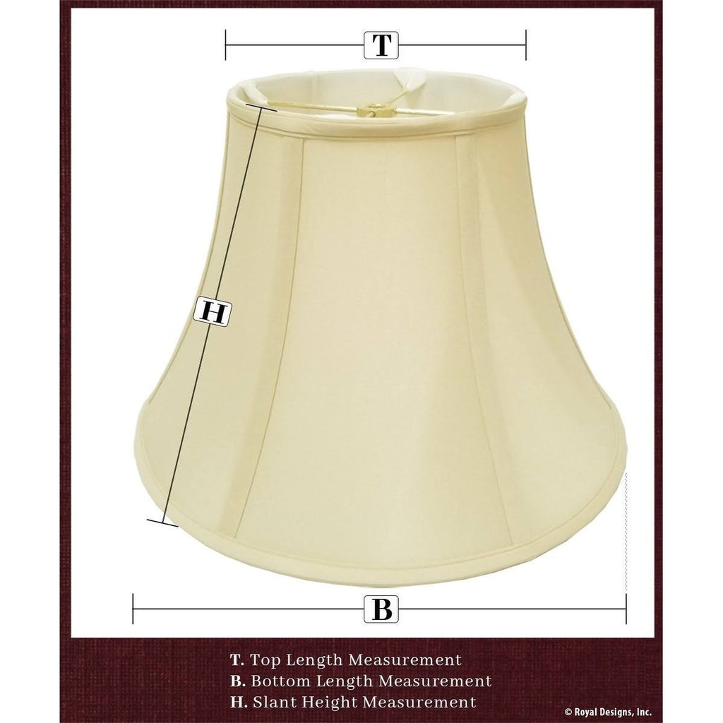 White Square Cut Corner Bell Lamp Shade Q417966