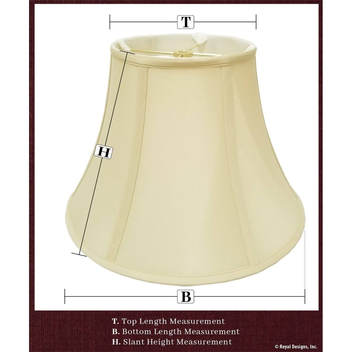 White Square Cut Corner Bell Lamp Shade Q417966