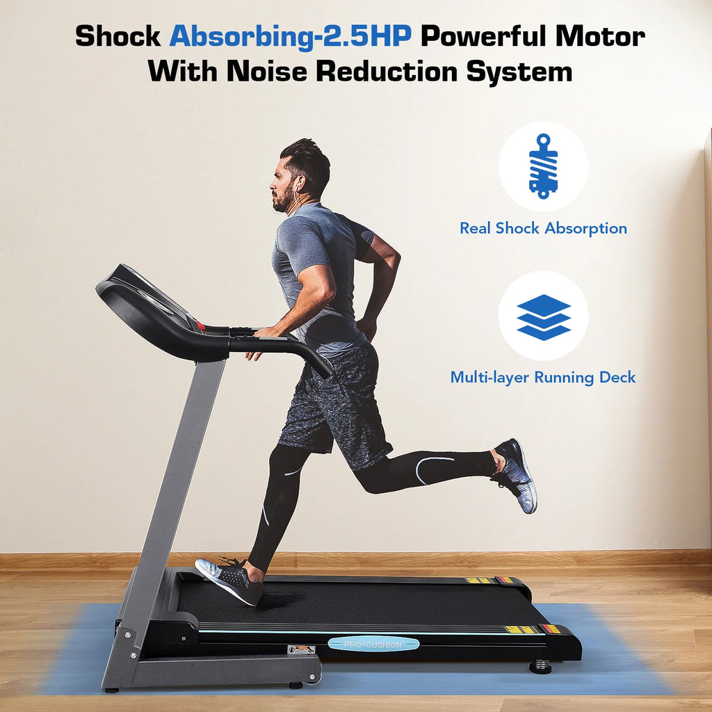 2.5 HP Folding Treadmill with 12% Auto Incline B63353