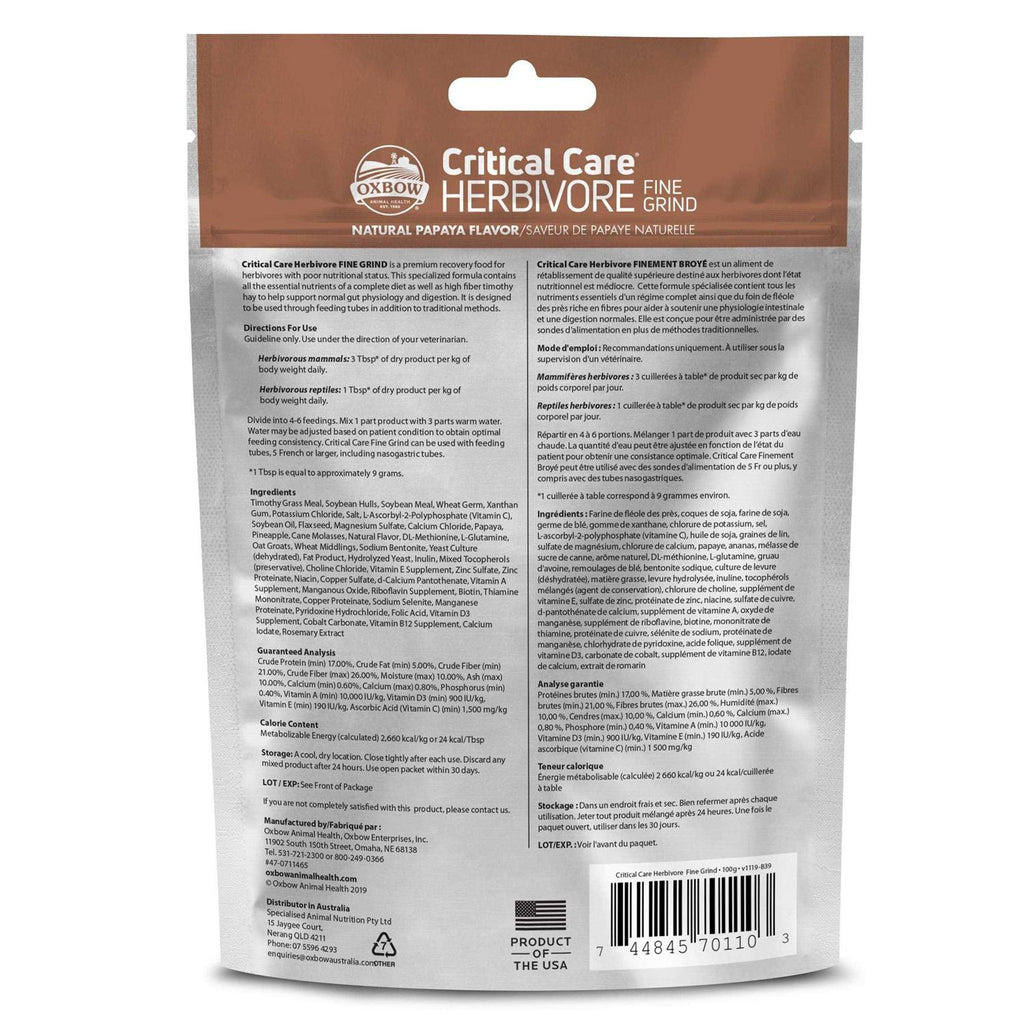Critical Care Fine Grind U31854