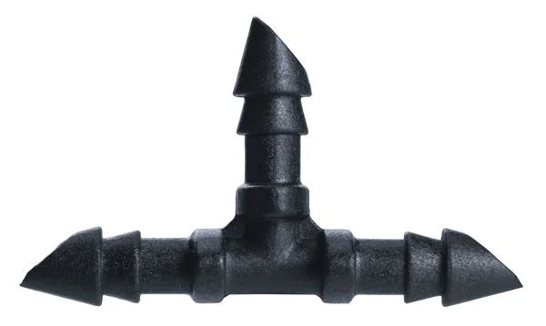 1/4" Barbed Drip Tube Tee Fitting for Water Irrigation Tubing U25542